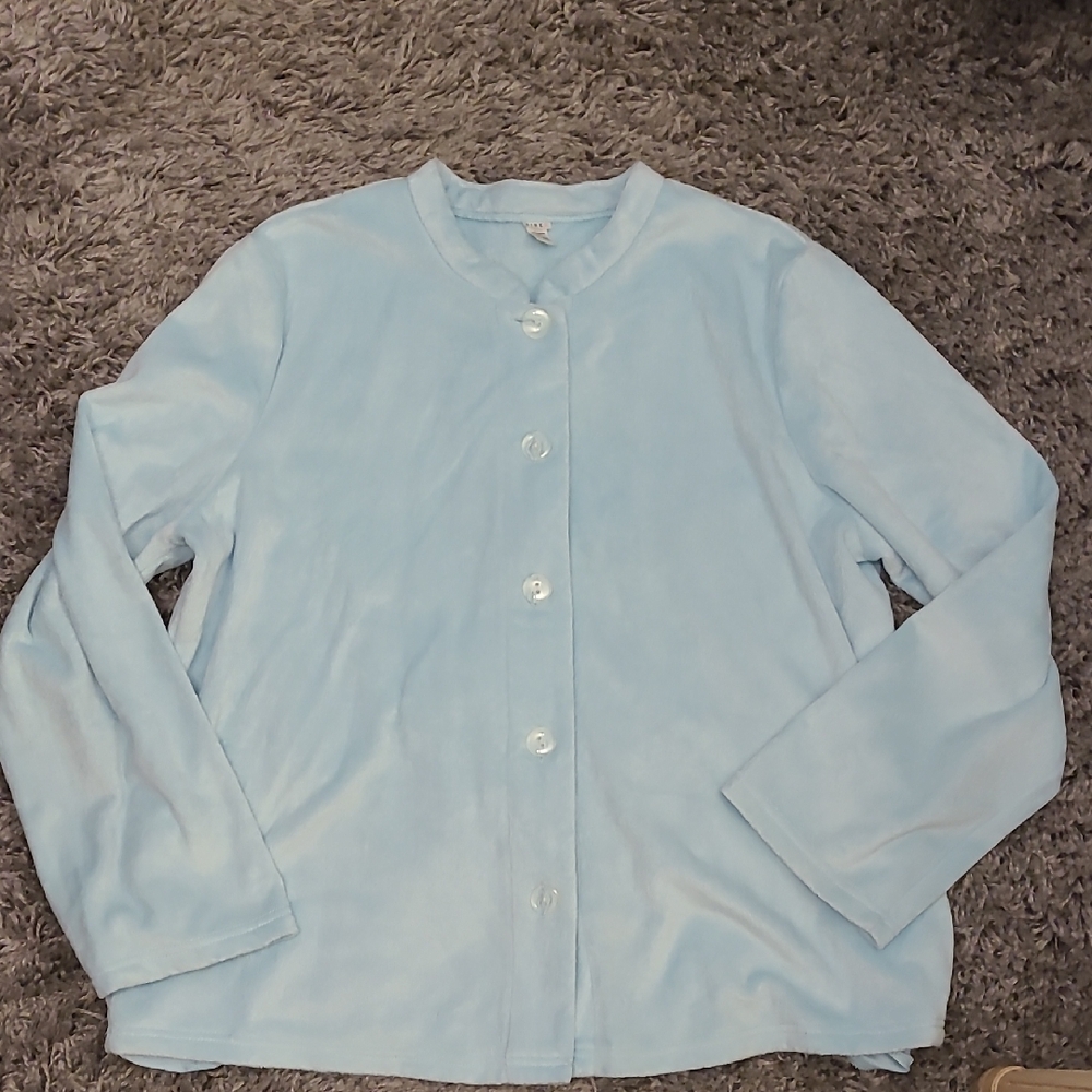 PINK K Sky Blue Pajama Top